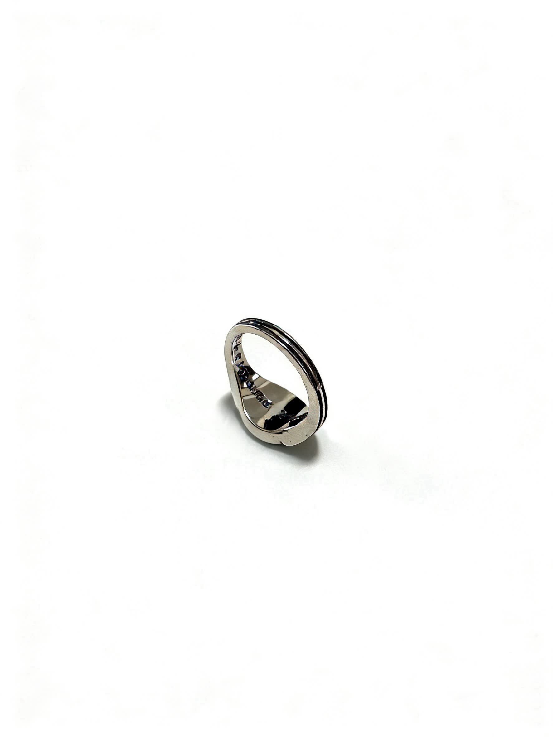 Chrome Hearts 925 Sterling Silver Ring with Flower Design
